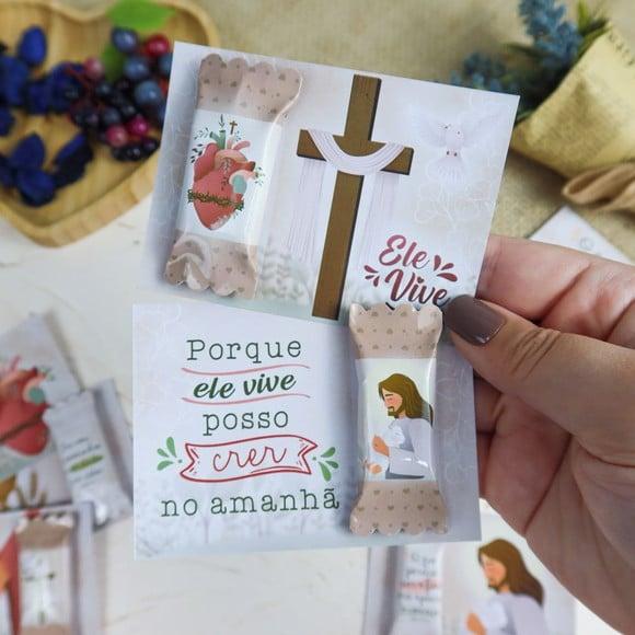 Card com Balinha- Páscoa