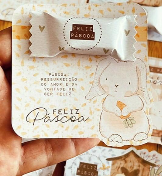 Card com Balinha- Páscoa