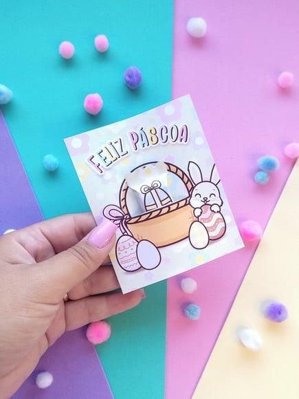 Card com Balinha- Páscoa