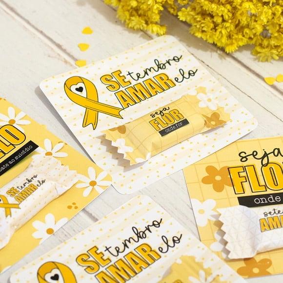 Card com Balinha- Setembro Amarelo