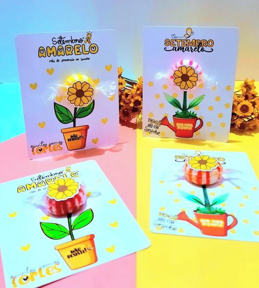 Card com Balinha- Setembro Amarelo