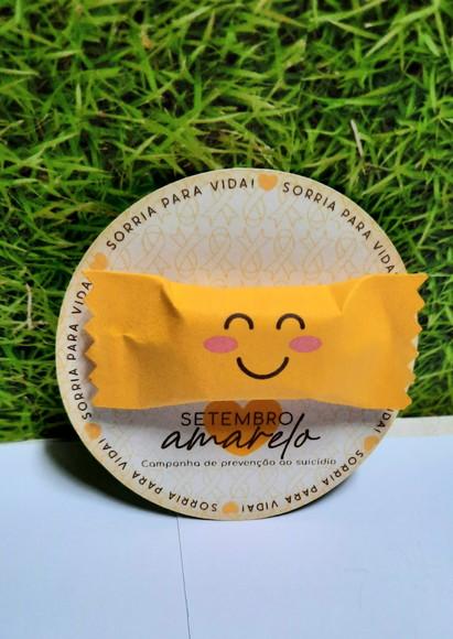 Card com Balinha- Setembro Amarelo