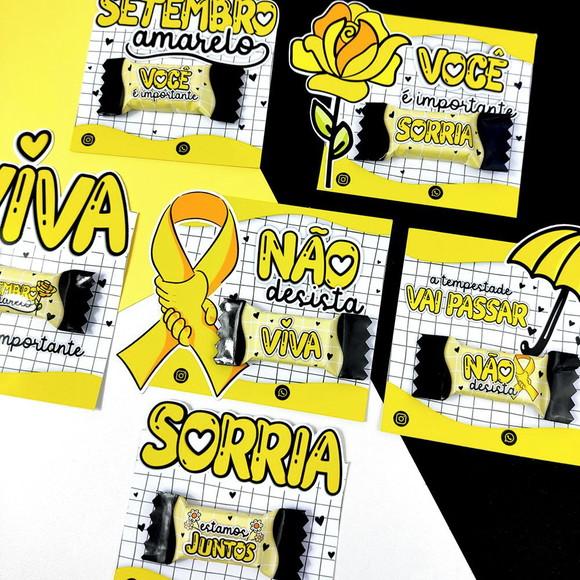 Card com Balinha- Setembro Amarelo