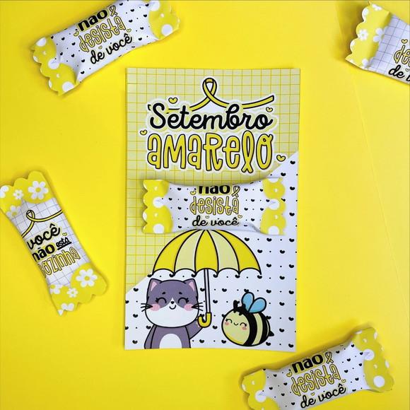 Card com Balinha- Setembro Amarelo