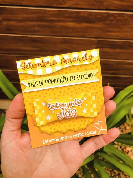 Card com Balinha- SETEMBRO AMARELO