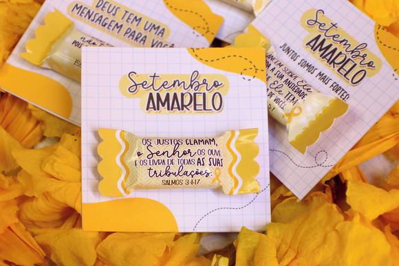 Card com Balinha- Setembro Amarelo --leia Descrição!