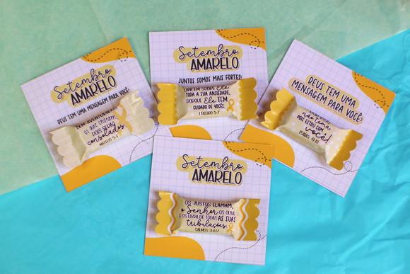 Card com Balinha- Setembro Amarelo --leia Descrição!