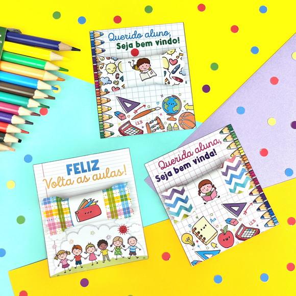Card com Balinha- Volta as Aulas