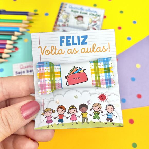 Card com Balinha- Volta as Aulas