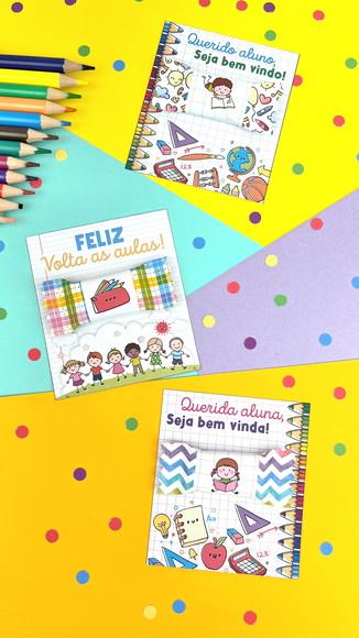 Card com Balinha- Volta as Aulas