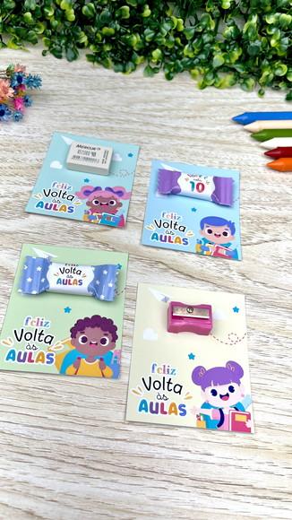 Card com Balinha- Volta as Aulas