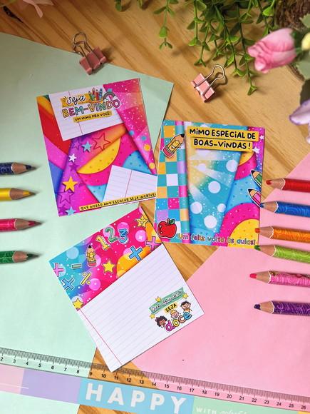 Card com Balinha- Volta as Aulas