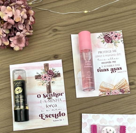 Card com Batom ou Brilho Labial- Mimo Mulheres