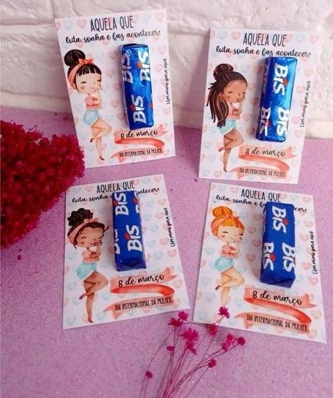 Card com Bis- Dia da Mulher