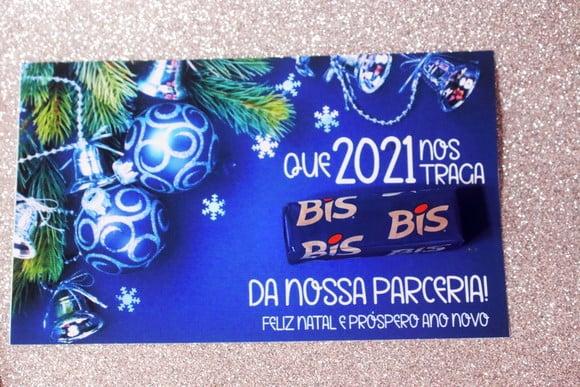 Card com Bis- Boas Festas 2024