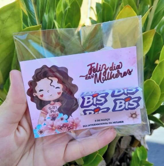 Card com Bis- Dia da Mulher