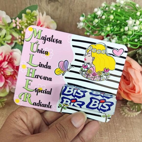 Card com Bis- Dia da Mulher
