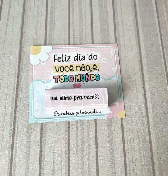 Card com Bis- Dia das Mães