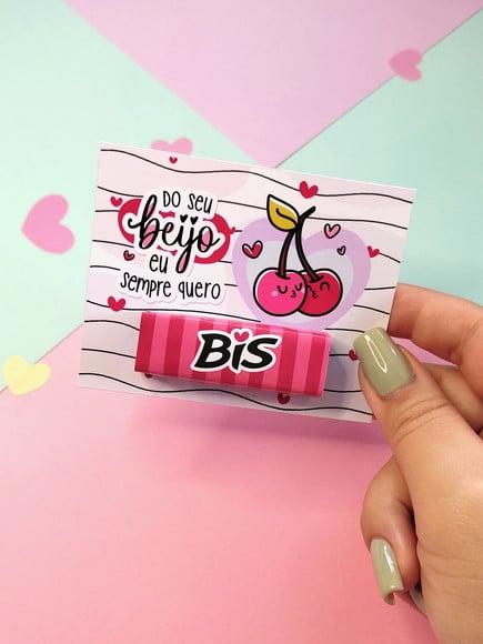 Card com Bis- Dia dos namorados