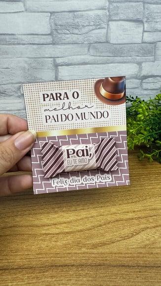 Card com Bis- Dia dos Pais