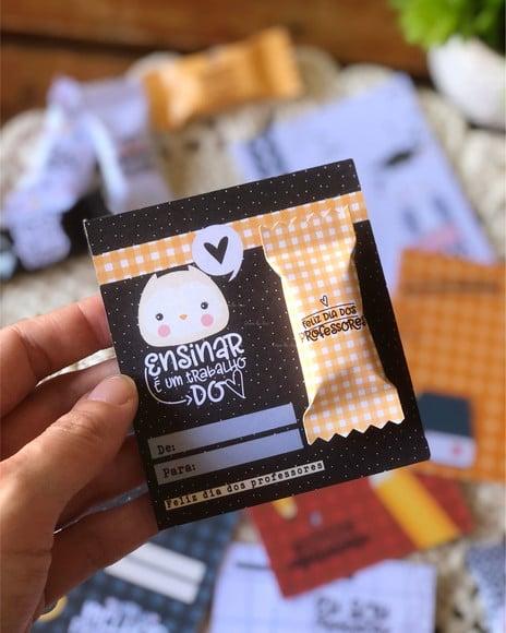 Card com Bis- Dia dos Professores