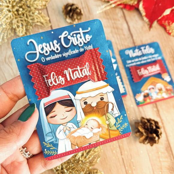 Card com Bis- Natal Cristão