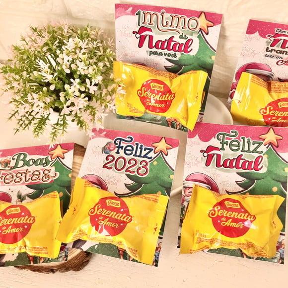 Card com Bombom- Natal