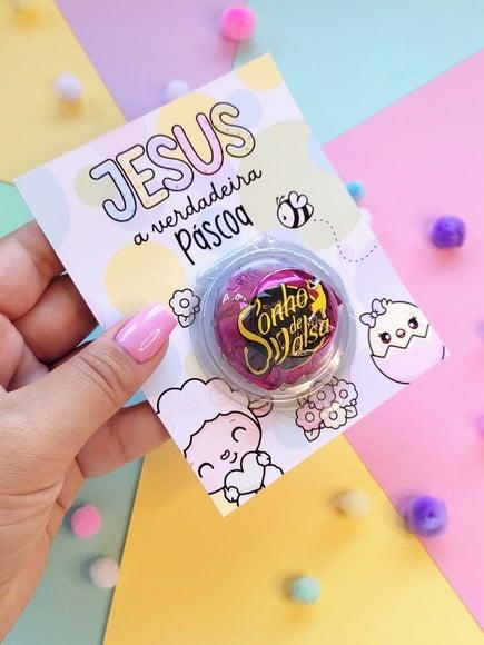 Card com Bombom- Páscoa