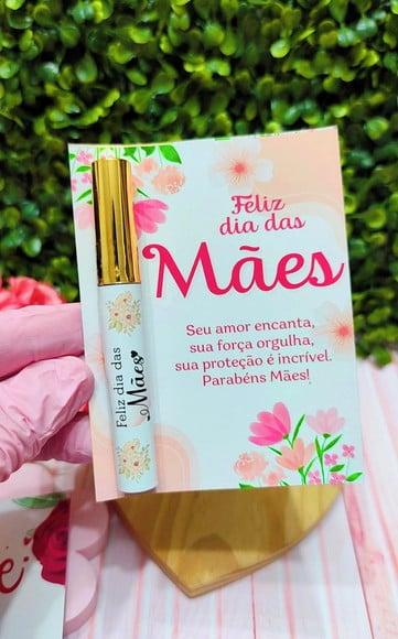Card com Brilho Labial- Dia das Mães