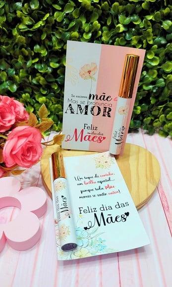 Card com Brilho Labial- Dia das Mães