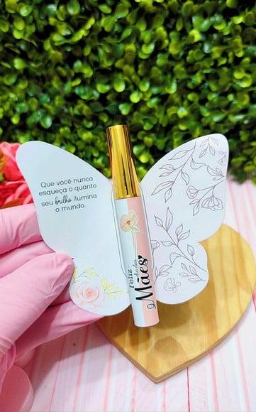 Card com Brilho Labial- Dia das Mães
