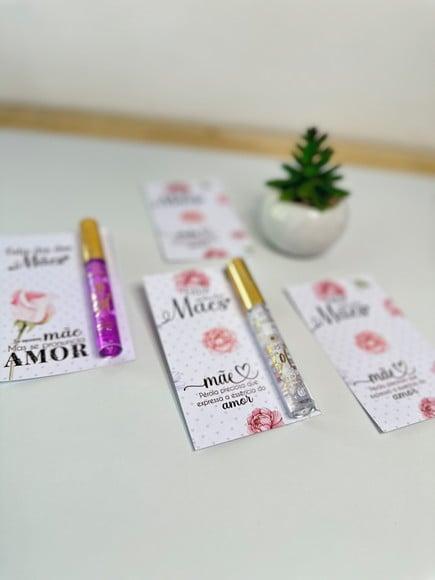 Card com Brilho Labial- Dia das Mães