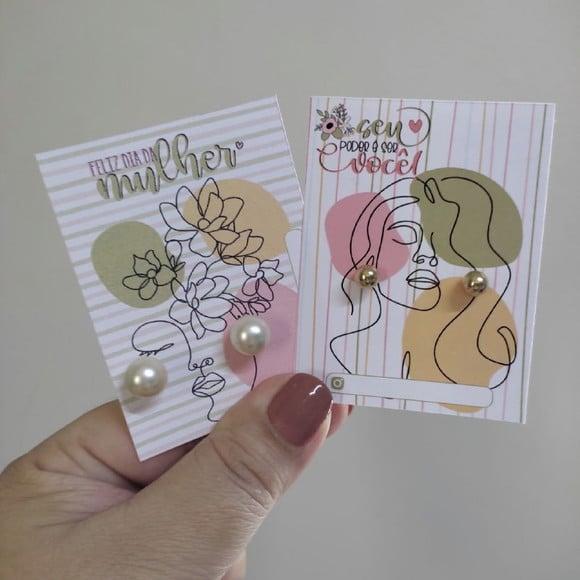 Card com Brinco -dia da Mulher
