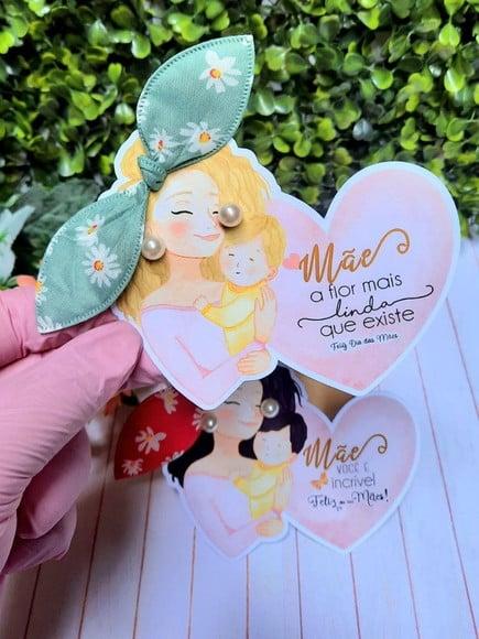 Card com Brinco e Xuxinha- Dia das Mães