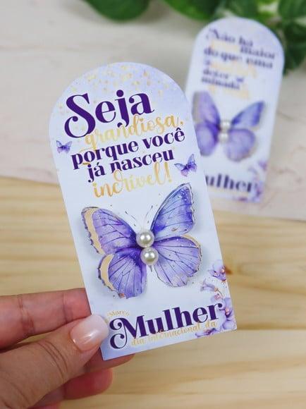 Card com Brinco- Dia da Mulher