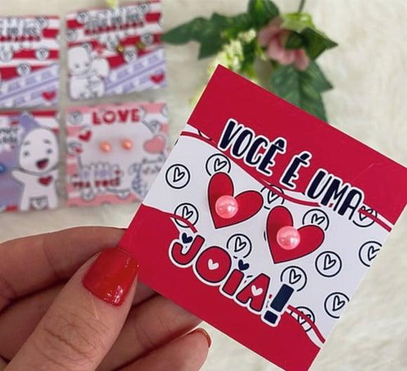 Card com Brinco- Dia dos Namorados