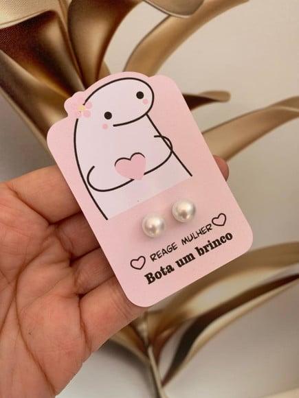 Card com Brinco- Flork Reage Mulher