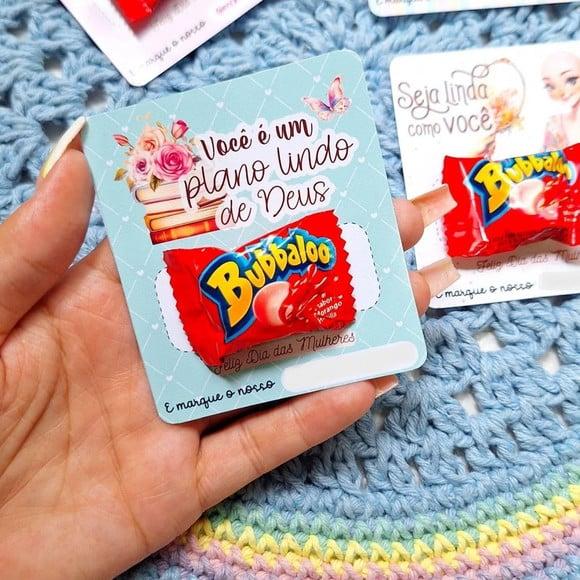 Card com Bubbaloo- Dia da Mulher