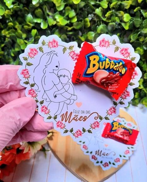 Card com Bubbaloo- Dia das Mães