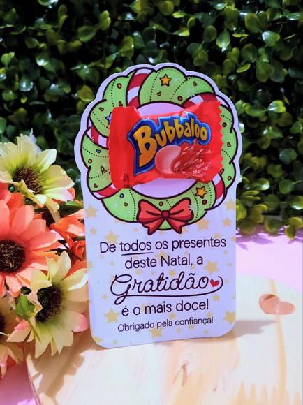 Card com Bubbaloo- Natal