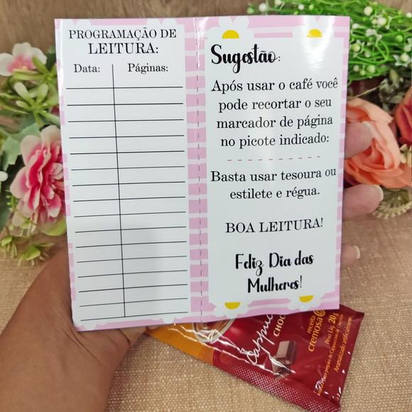Card com Café/cappucino 20g- Dia da Mulher