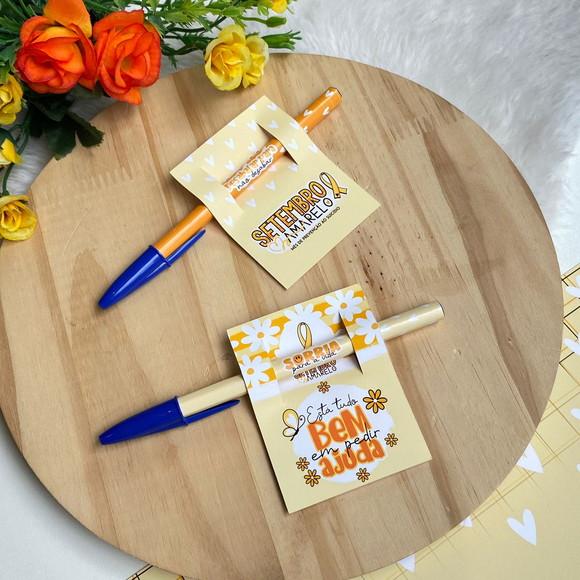 Card com Caneta- Setembro Amarelo