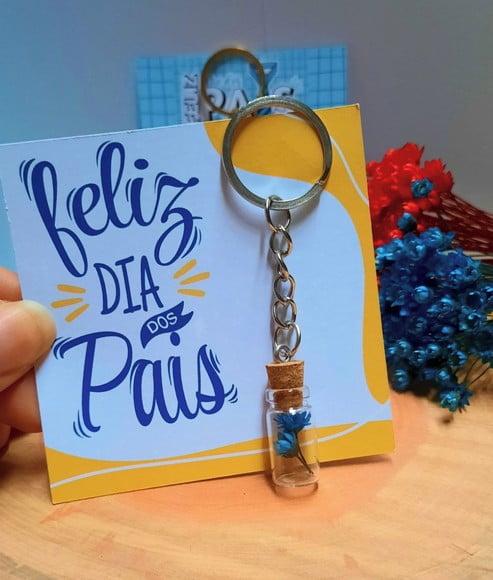 Card com Chaveirinho- Dia dos Pais