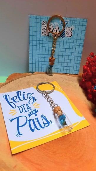 Card com Chaveirinho- Dia dos Pais
