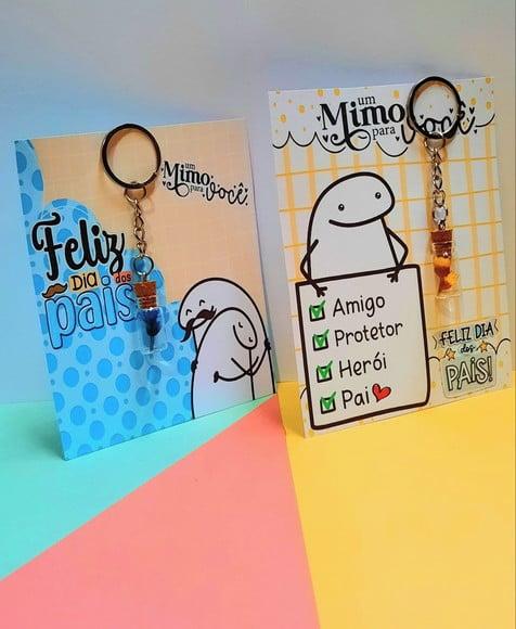 Card com Chaveirinho- Dia dos Pais