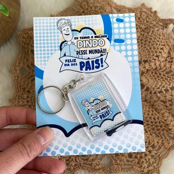 Card com Chaveirinho- Dia dos Pais