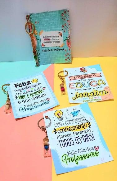 Card com Chaveirinho- Dia dos Professores