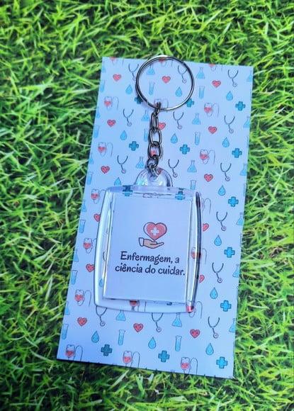 Card com Chaveirinho- Enfermagem