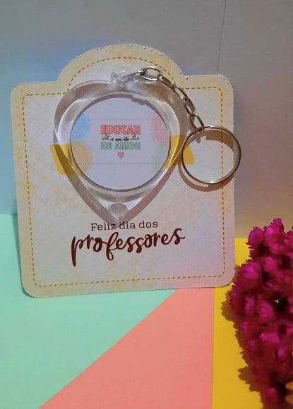 Card com Chaveirinho- Dia dos Professores