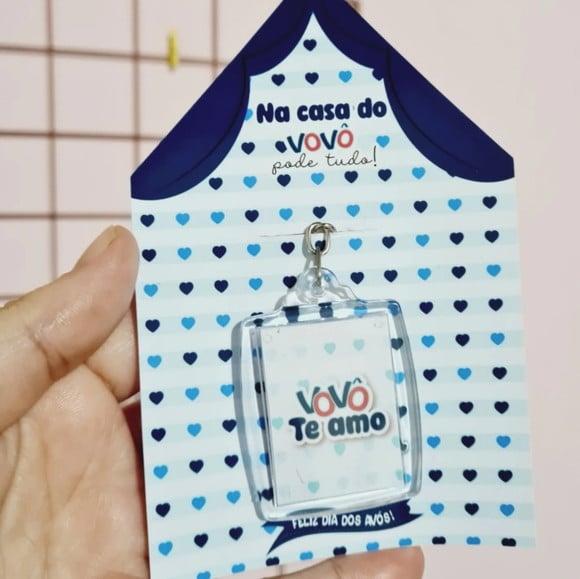 Card com Chaveiro- Dia dos Avós